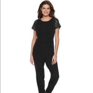 *CLOSET CLOSING*Misguided jumpsuit w/ lace sleeves
